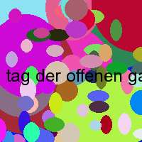 tag der offenen garten